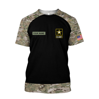 Soldier US Army 3D All Over Printed Shirt Hoodie MP21082002
