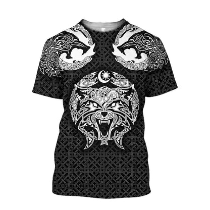 Premium Viking Fenrir 3D Printed Unisex Shirts TN