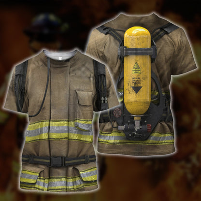 Firefighter 3D All Over Printed Shirts MP826 - Amaze Style™-Apparel