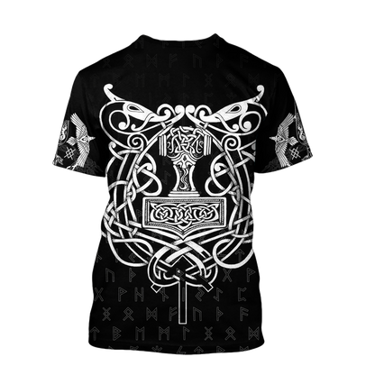 3D All Over Printed Raven And Odin version 1.0 - Amaze Style™-Apparel