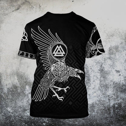 Vikings - The Raven of Odin Tattoo Special Hoodie - Amaze Style™-Apparel