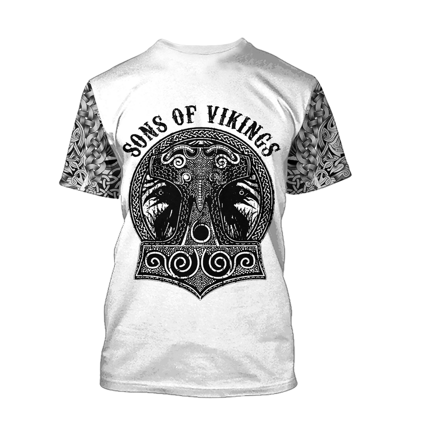 3D All Over Printed Sons Of Vikings Hoodie - Amaze Style™-Apparel