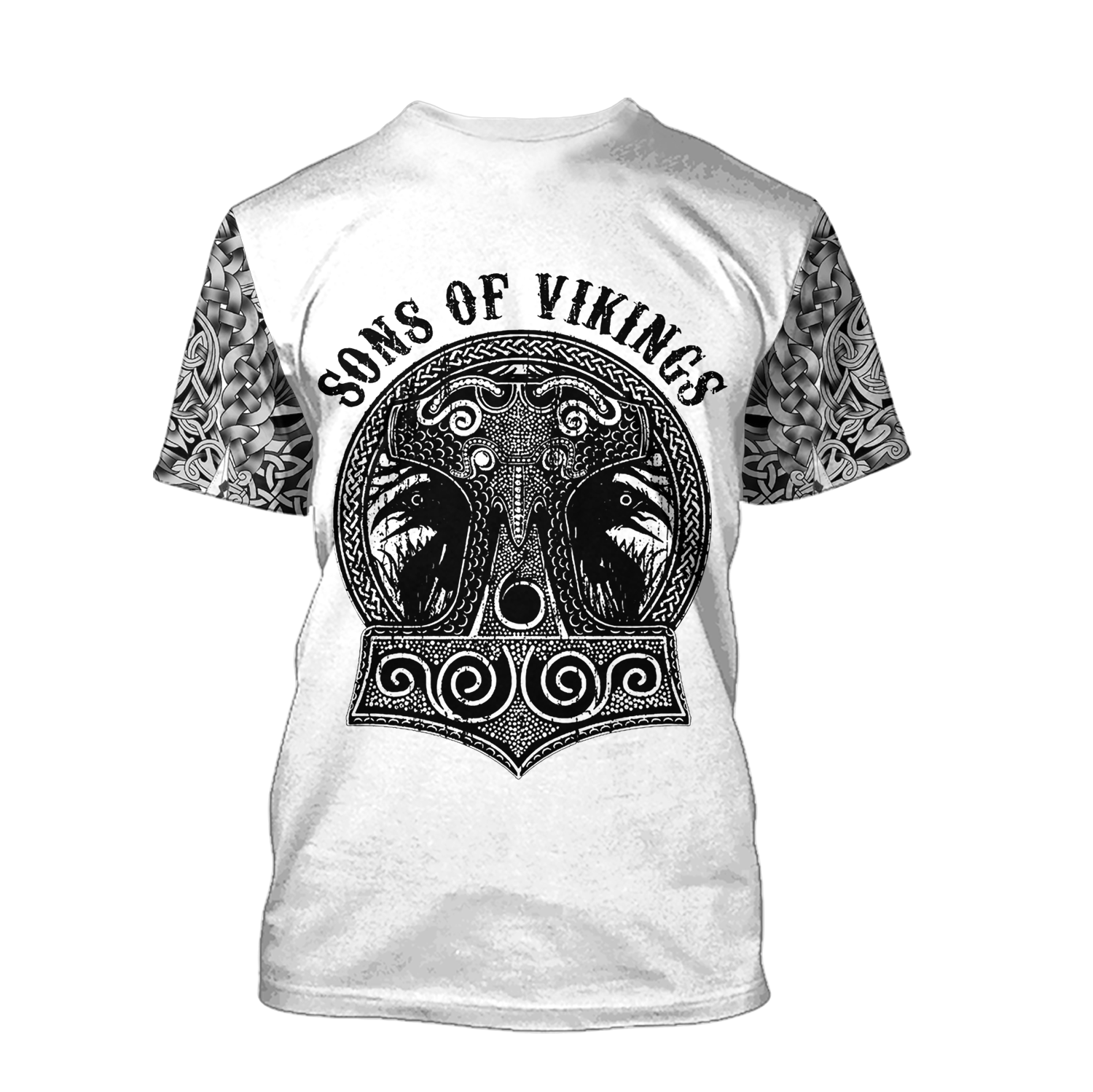 3D All Over Printed Sons Of Vikings Hoodie - Amaze Style™-Apparel
