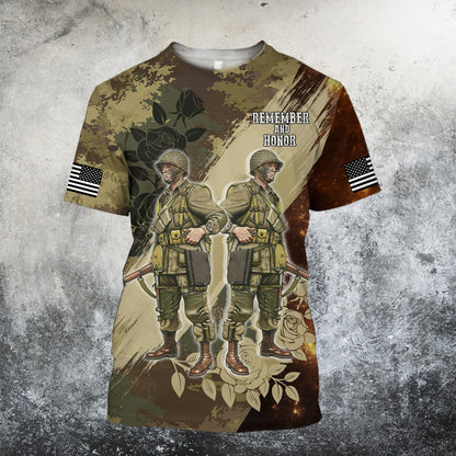 Memorial day Remember and honor the heroes 3D over printed shirts TR220404 - Amaze Style™-Apparel