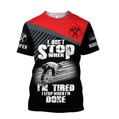 Roofer 3D All Over Printed Shirts For Men