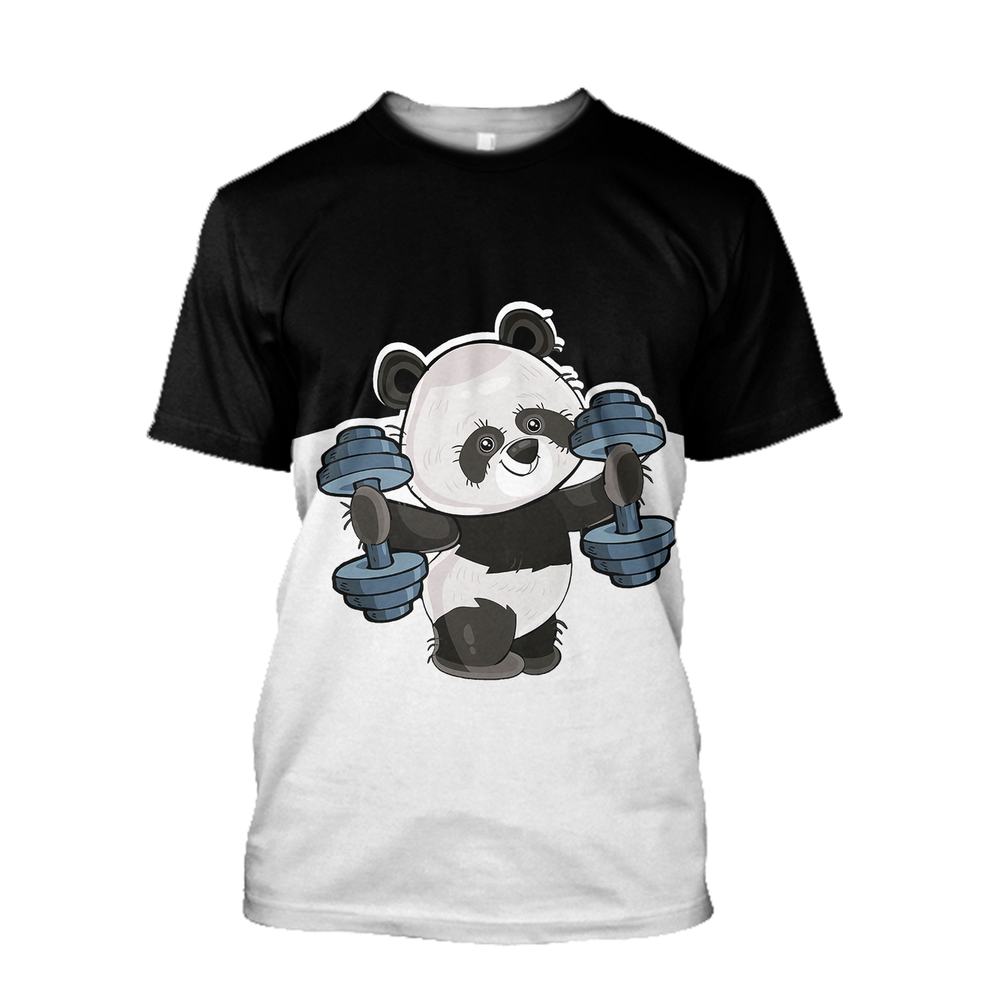 Gymmer Panda 3D all over printed shirts for men and women AZ251201 PL - Amaze Style™-Apparel