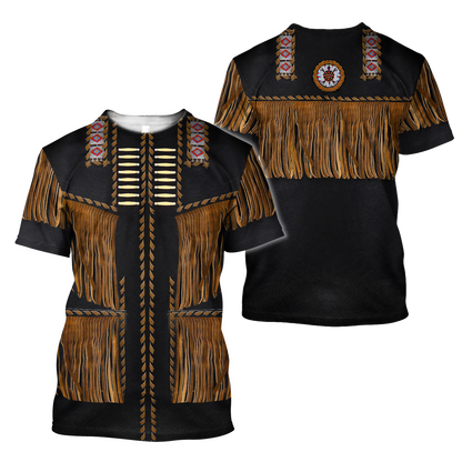 Cowboy Jacket No3 Cosplay 3D Over Printed Unisex Deluxe Hoodie