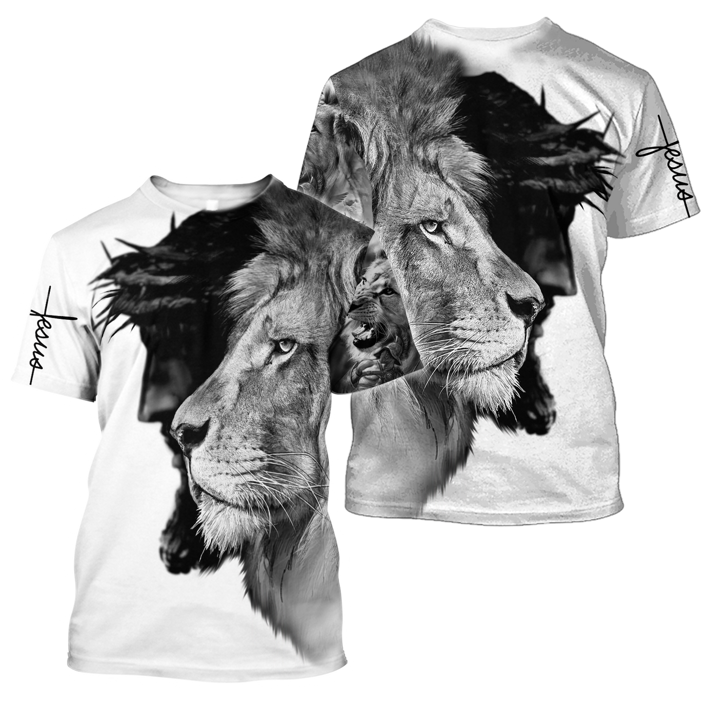 Lion God Gothic Vibe - Christian - 3D All Over Printed Style for Men and Women