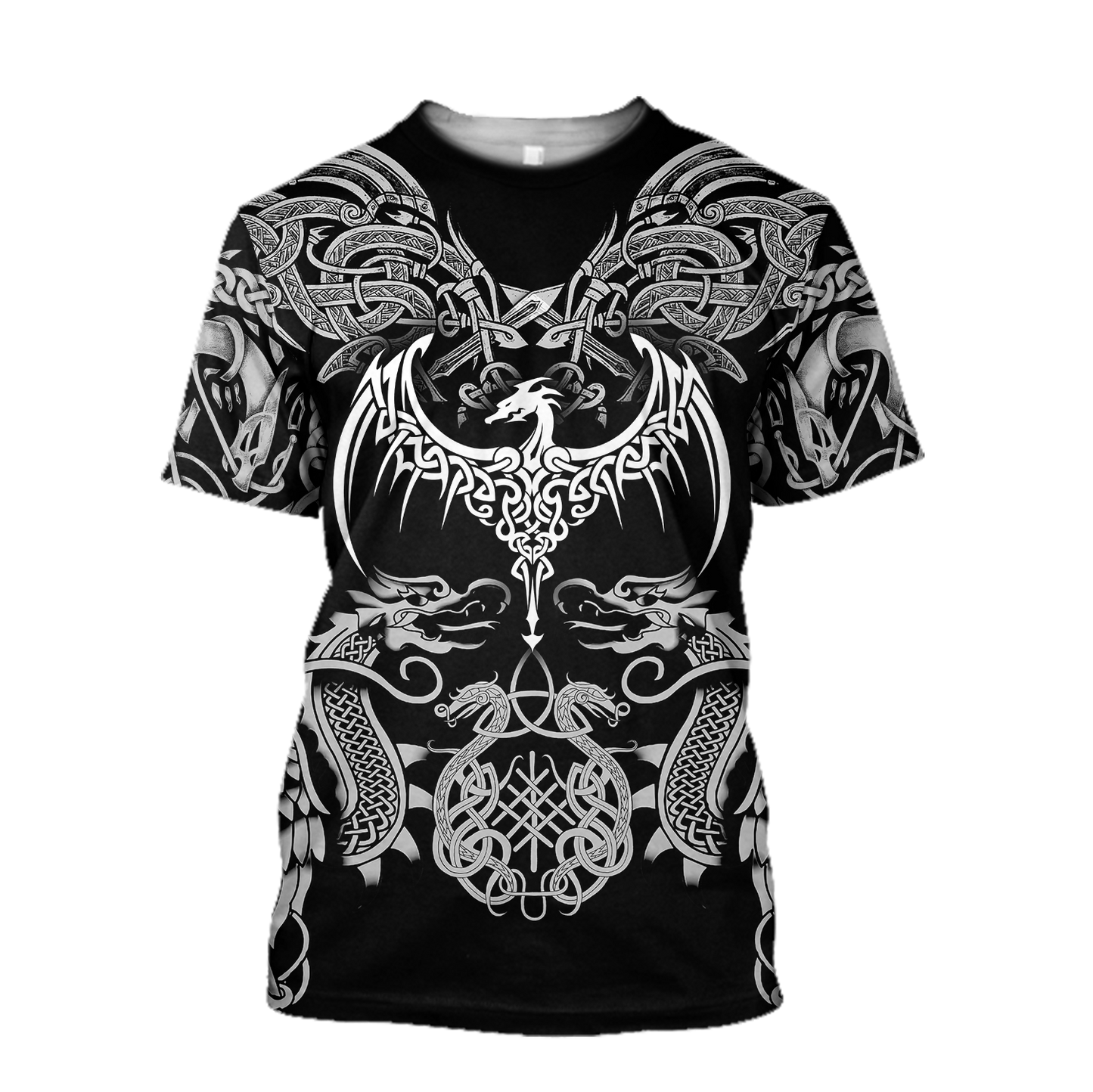 Celtic Dragon Tattoo Art 3D All Over Printed Shirts Hoodie AZ020101 - Amaze Style™-Apparel
