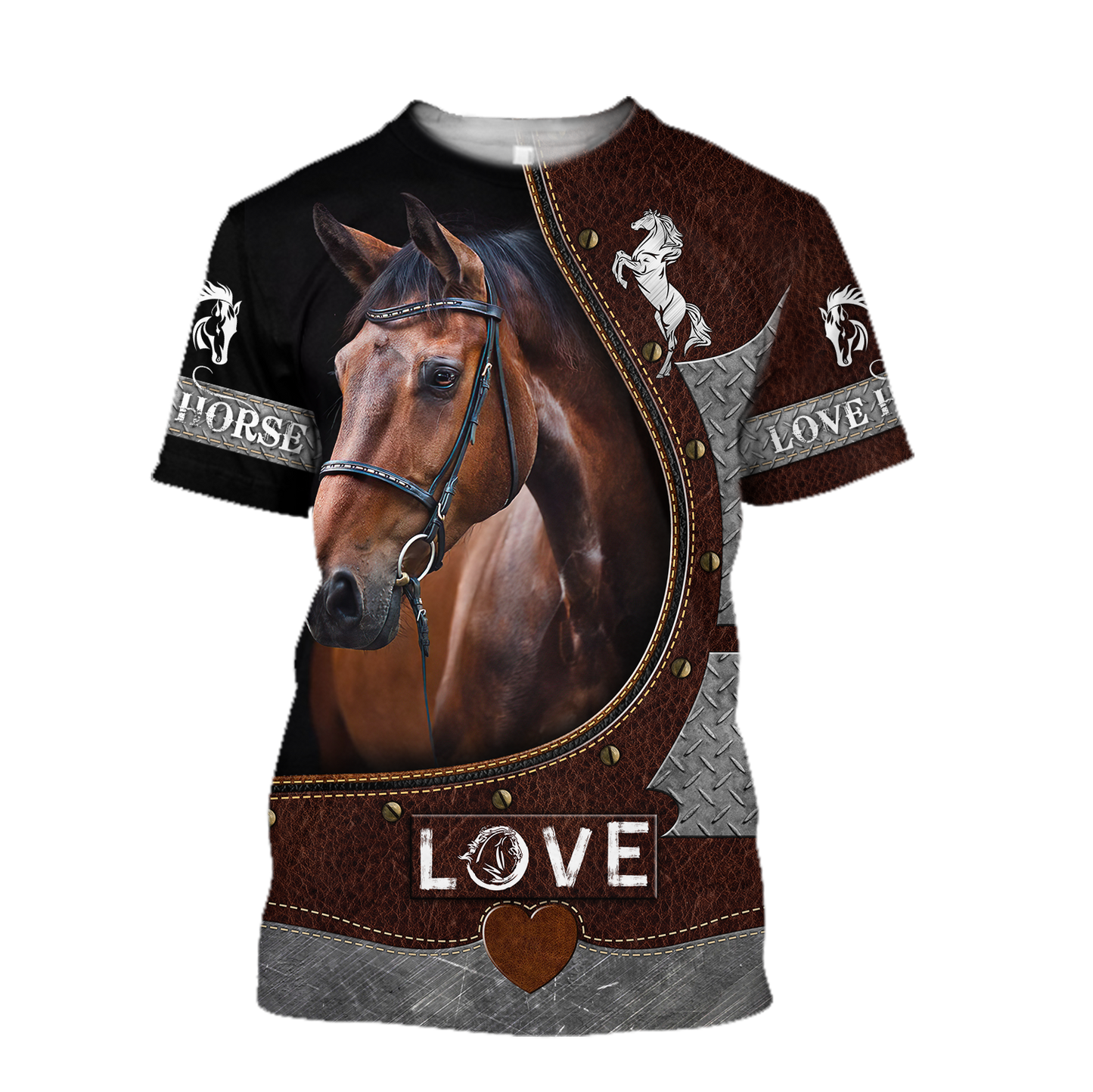Love Beautiful Horse 3D All Over Printed Shirts For Men And Women TR2505202S - Amaze Style™-Apparel