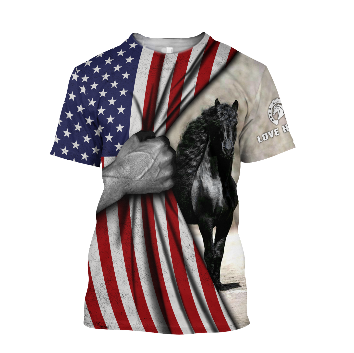 Horse Flag 3D All Over Printed Shirts Pi16062002
