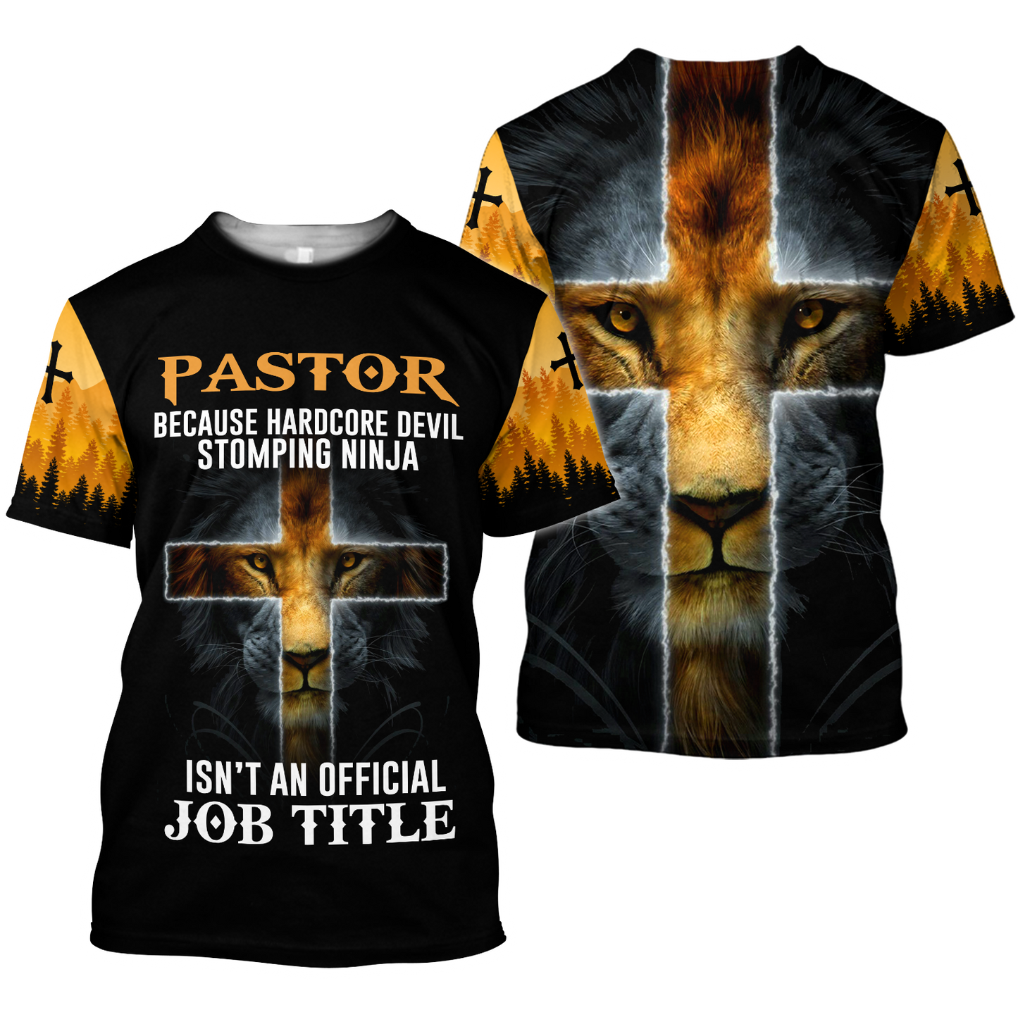 Pastor Because Devil Stomping Ninja Isn't Job Title-TA