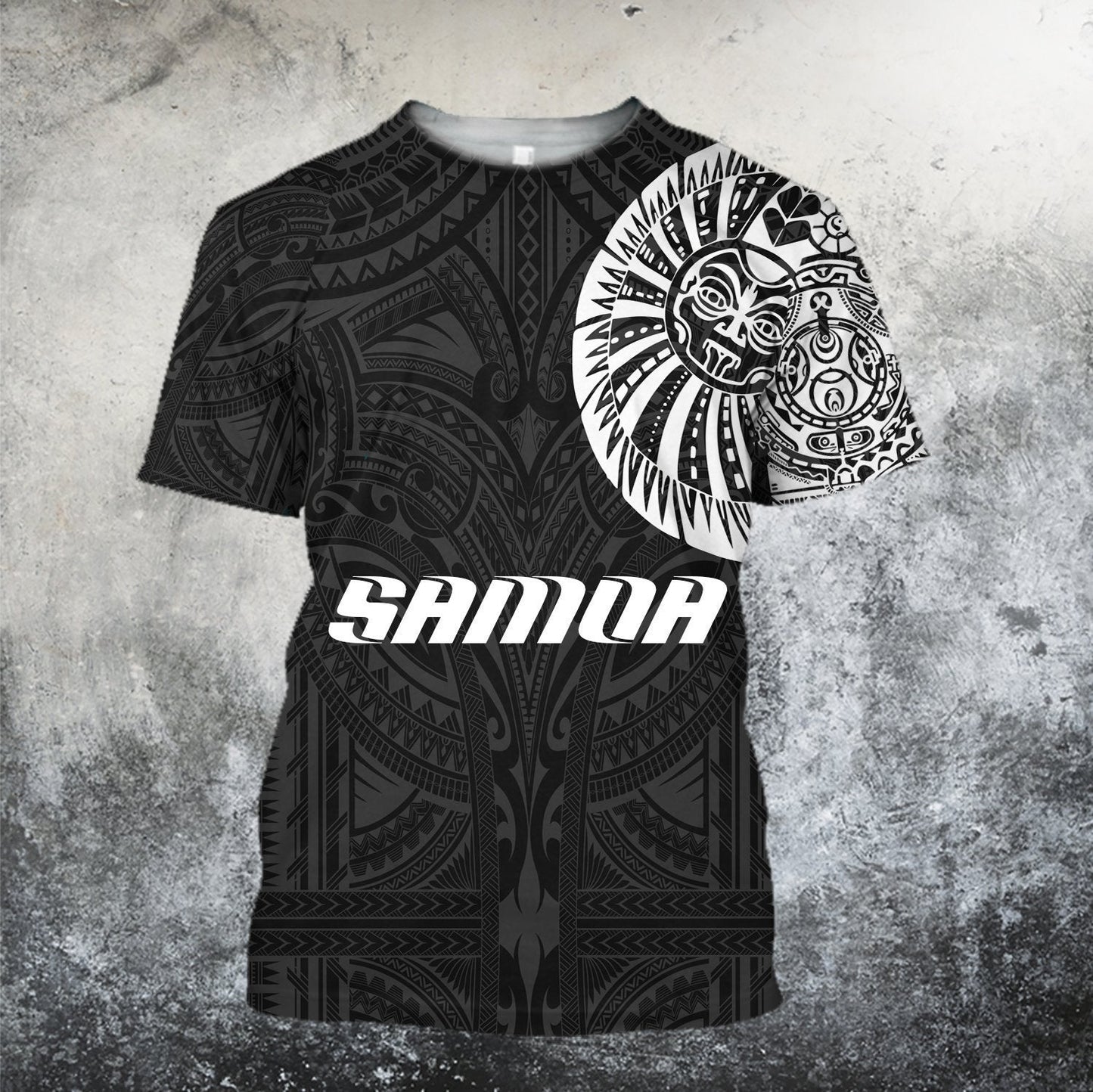 Samoa Tattoo Tiki Ancestors All Over Hoodie HC3601 - Amaze Style™-Apparel