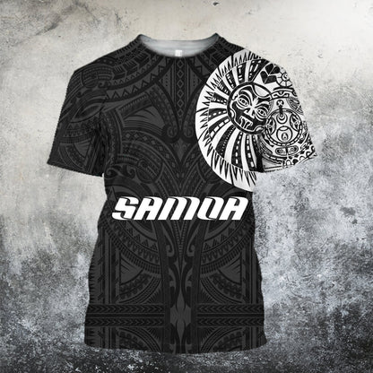 Samoa Tattoo Tiki Ancestors All Over Hoodie HC3601 - Amaze Style™-Apparel