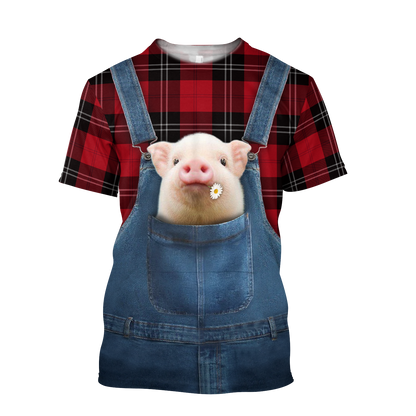 Baby Pigs Hoodie T-Shirt Sweatshirt for Men and Women Pi130201-Apparel-NM-T-shirt-S-Vibe Cosy™