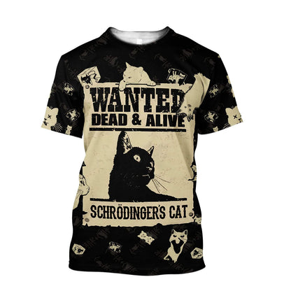 Schrodinger Cat Limited Edition 3D Printed Hoodie for Men and Women-ML