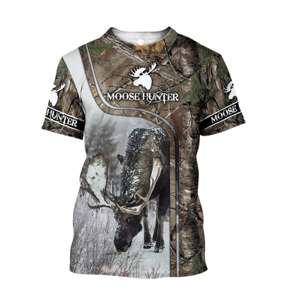 Pheasant Hunting Camo 3D Over Printed Unisex Deluxe Hoodie ML