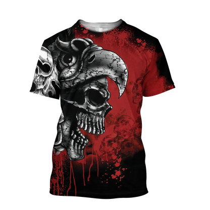 Love Skull 3D all over printed for man and women QB06102001