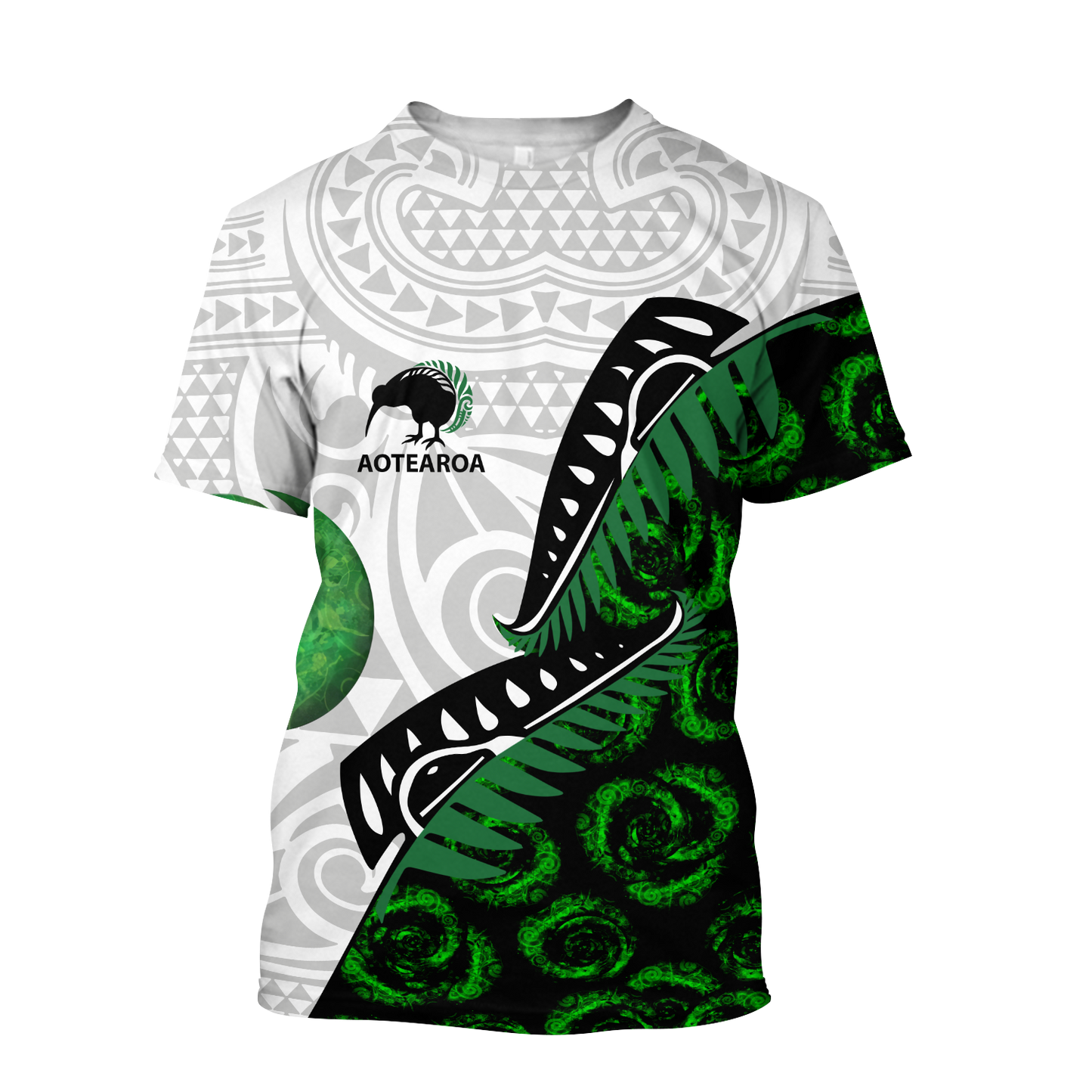 Maori pounamu jade 3d all over printed shirt and short for man and women