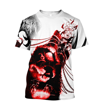 Premium 3D Printed Wolf Shirts MEI