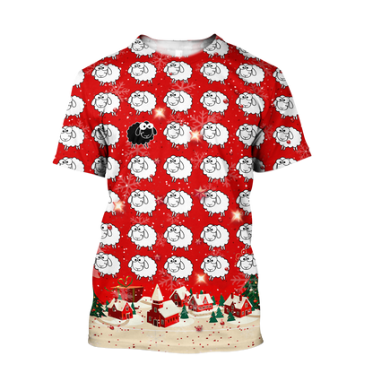 Sheep Whisperer Merry Christmas 3D All Over Printed Shirts For Men And Woman