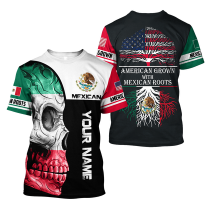 Mexican Skull 3D All Over Printed Unisex Hoodie