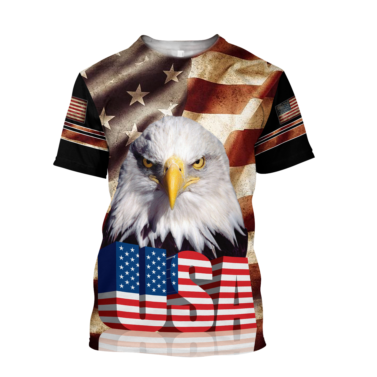 Eagle USA Flag 3D All Over Printed Shirts For Men & Women - Amaze Style™-Apparel