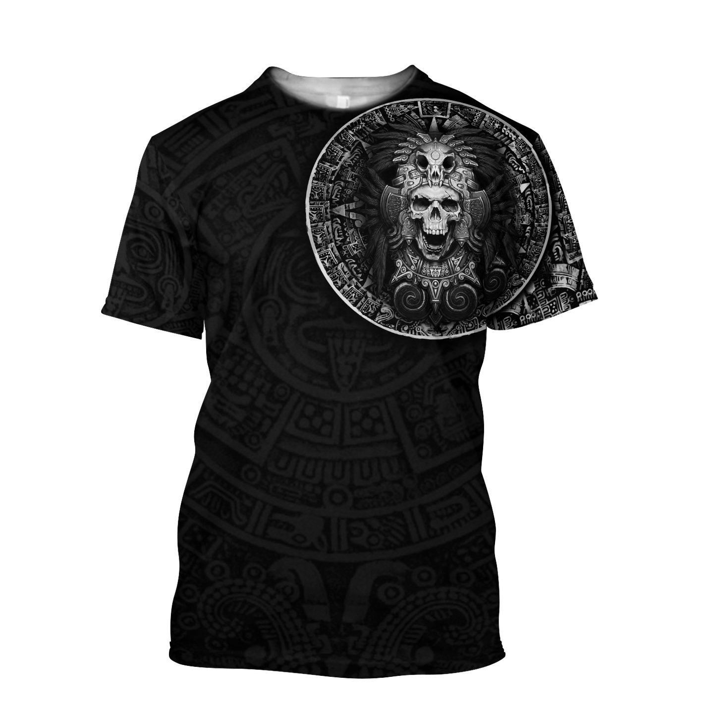 Mexican Aztec Warrior 3D All Over Printed Shirts For Men and Women