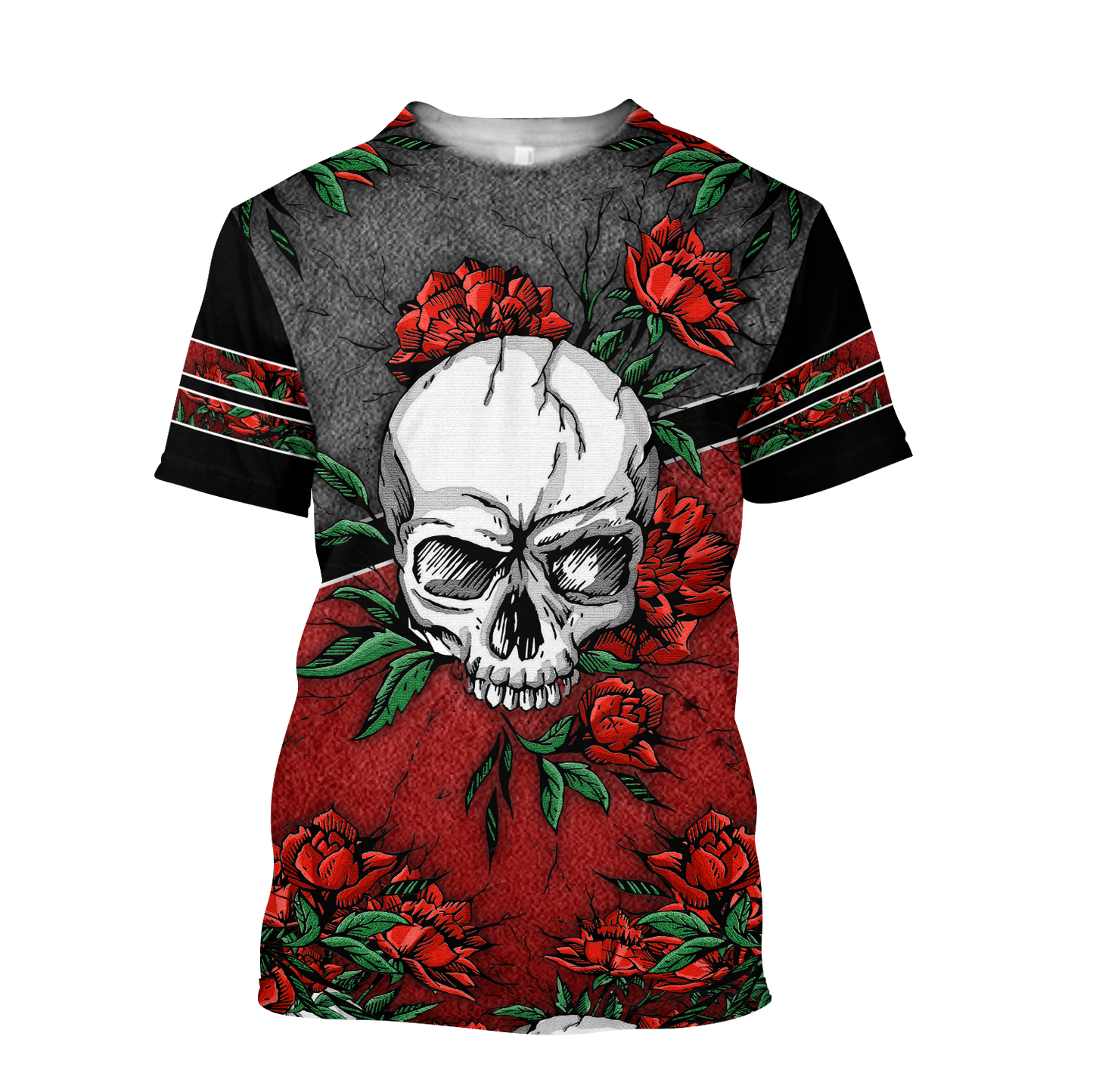 Love Rose And Skull 3D all over for man and women QB05152002 - Amaze Style™-Apparel