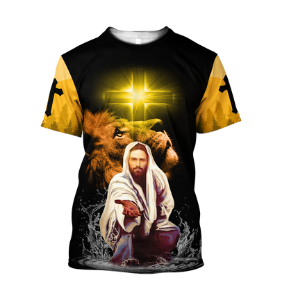 Premium Christian Jesus Easter 3D All Over Printed Unisex Shirts