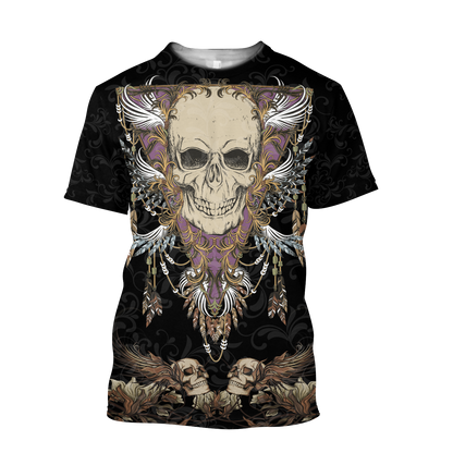 Love Skull 3D all over printed for man and women QB06102003