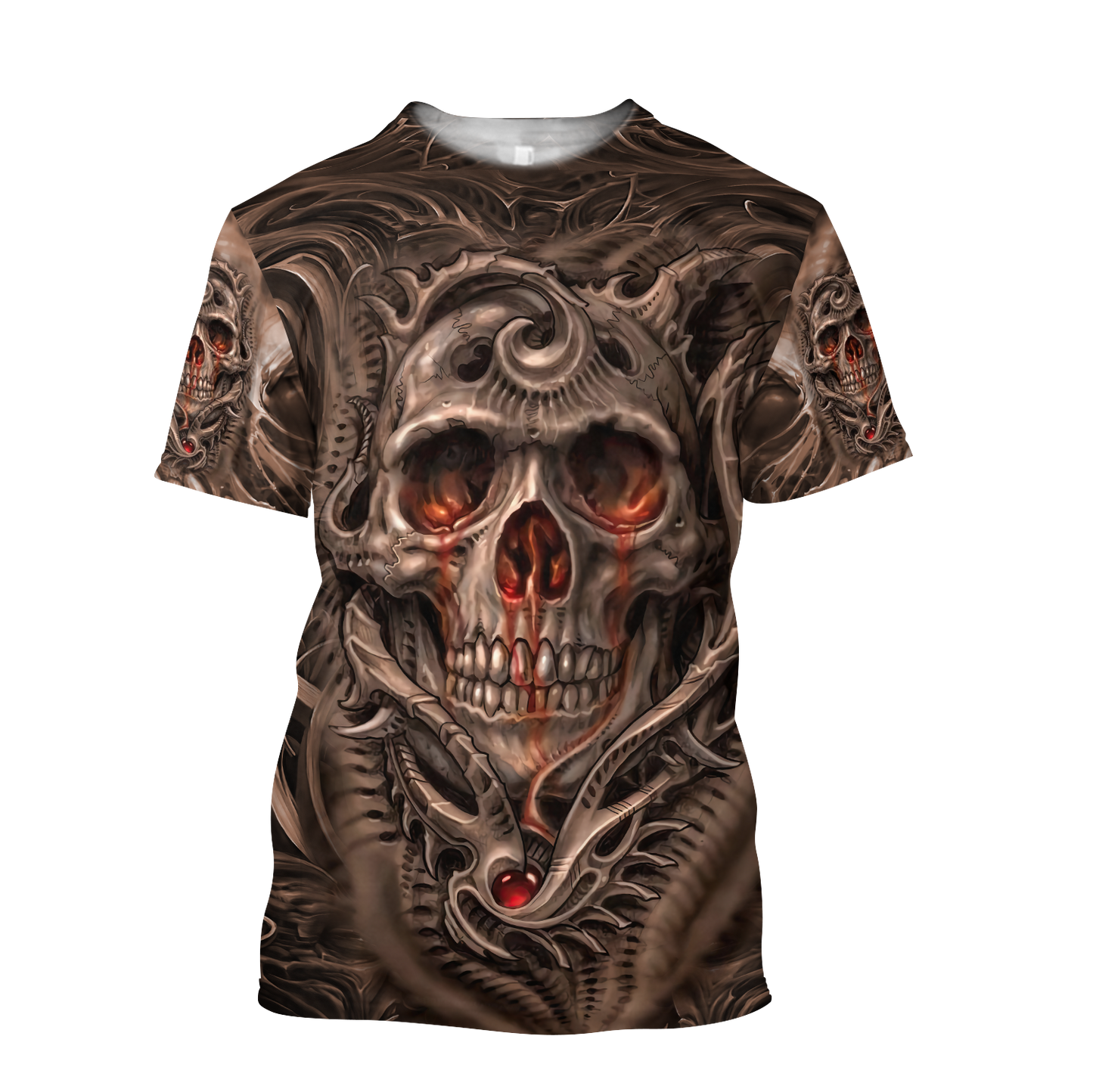 Premium Unisex All Over Printed Skull Shirts MEI