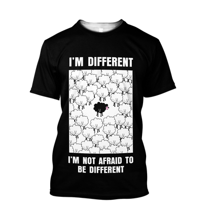 Black Sheep Whisperer 3D All Over Printed Shirts For Men And Woman