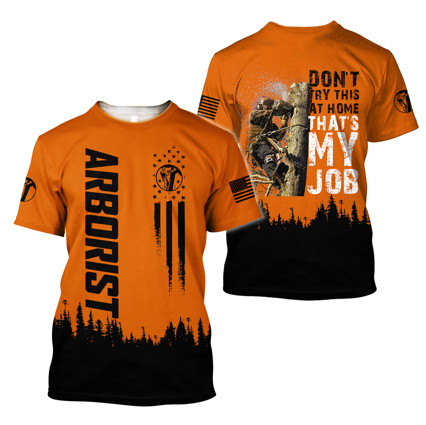 Premium Unisex All Over Printed Arborist Shirts MEI