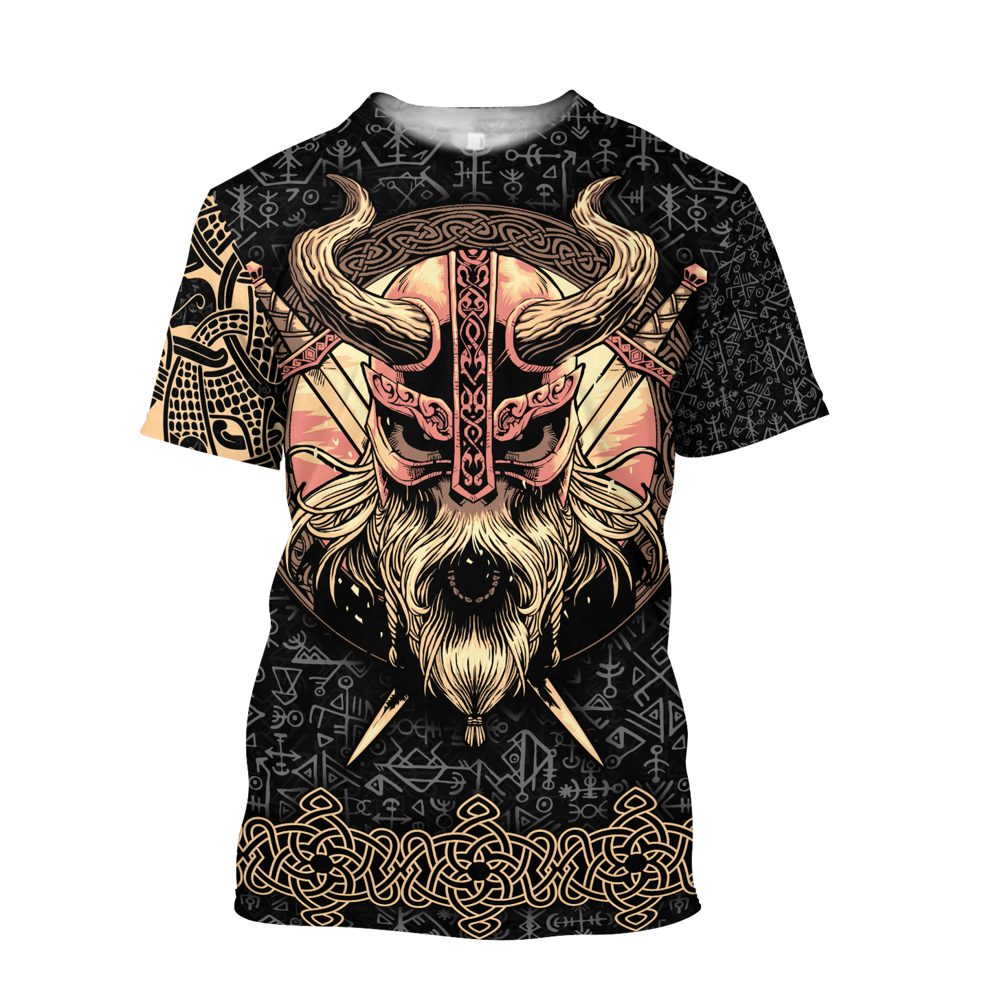 Love Skull Viking 3D all over printed for man and women QB06062004