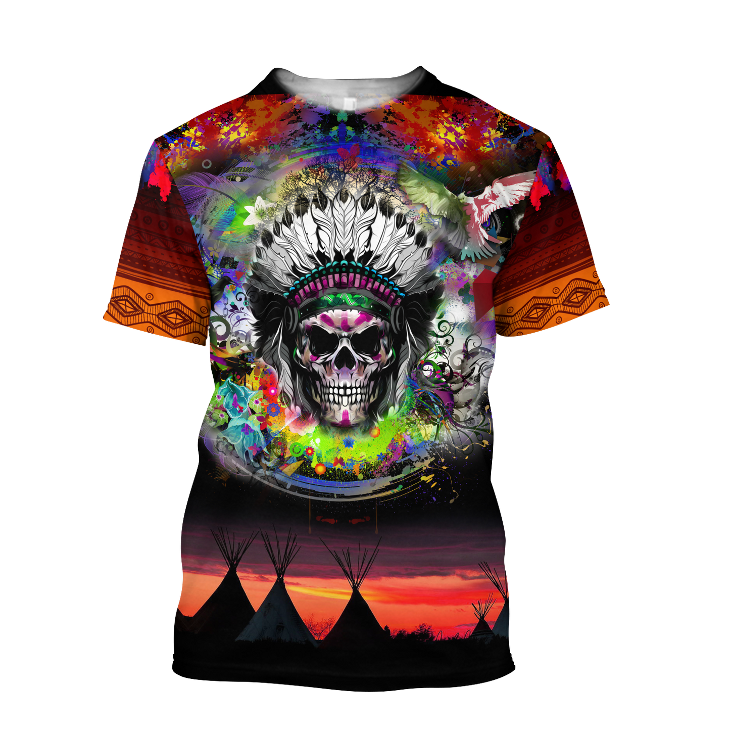 Love Skull native 3D all over printed for man and women QB06082002