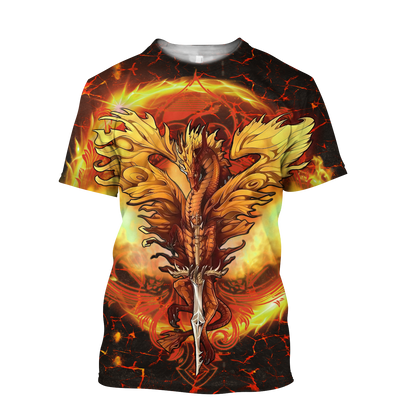 Fire Dragon Over Printed TP