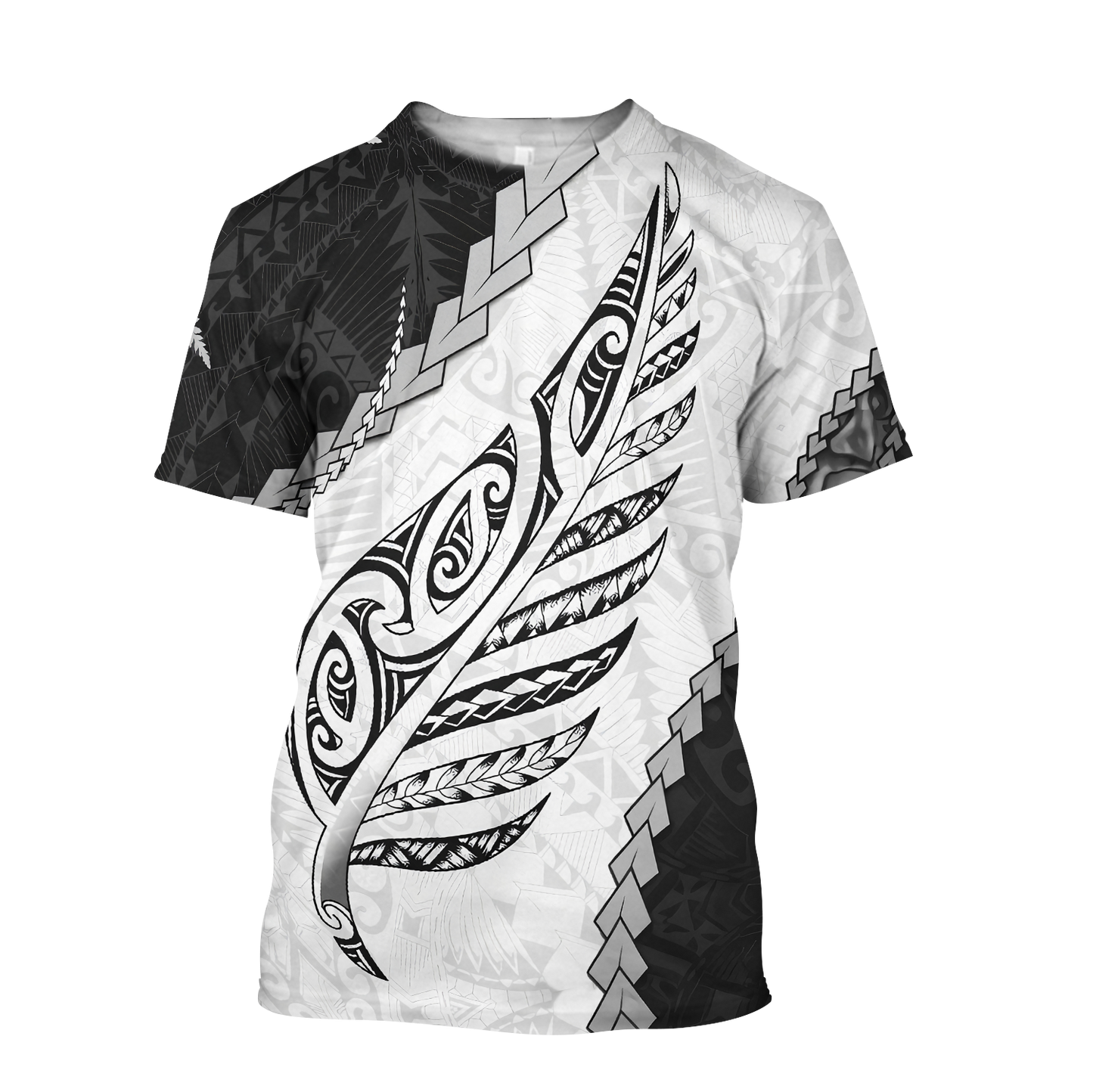 Paua Shell Maori Silver Fern New Zealand 3D Unisex Hoodie