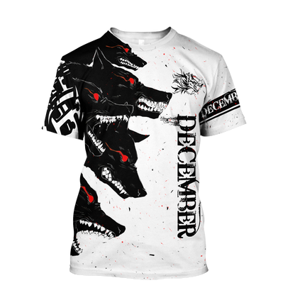 The Dark Wolf December 3D All Over Printed Unisex Deluxe Hoodie ML
