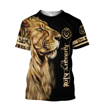 January King  3D All Over Printed  Unisex Shirts