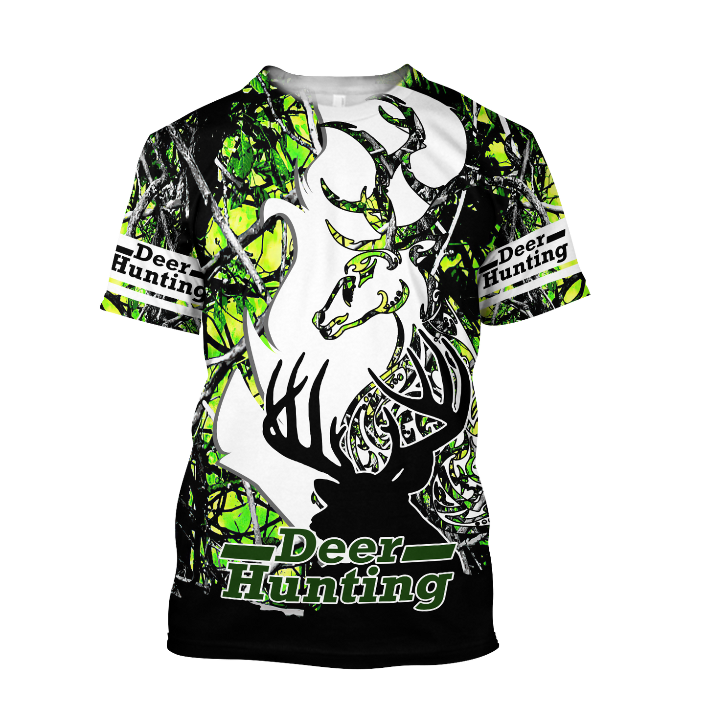 Light Green Deer Hunting 3D All Over Printed Shirts For Men HHT10092029-LAM