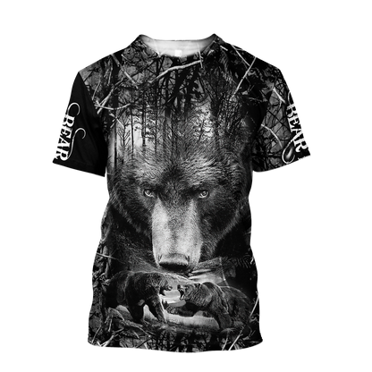 Premium Bear Hunter Camo Unisex Shirts