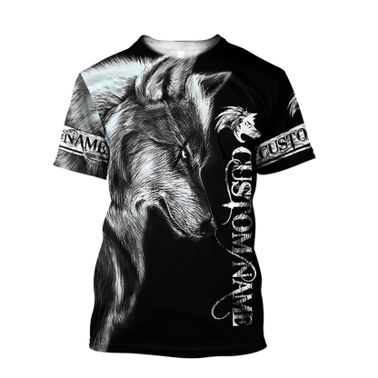 Personalized Wolf  All Over Printed Shirts For Men and Women MH010920S3