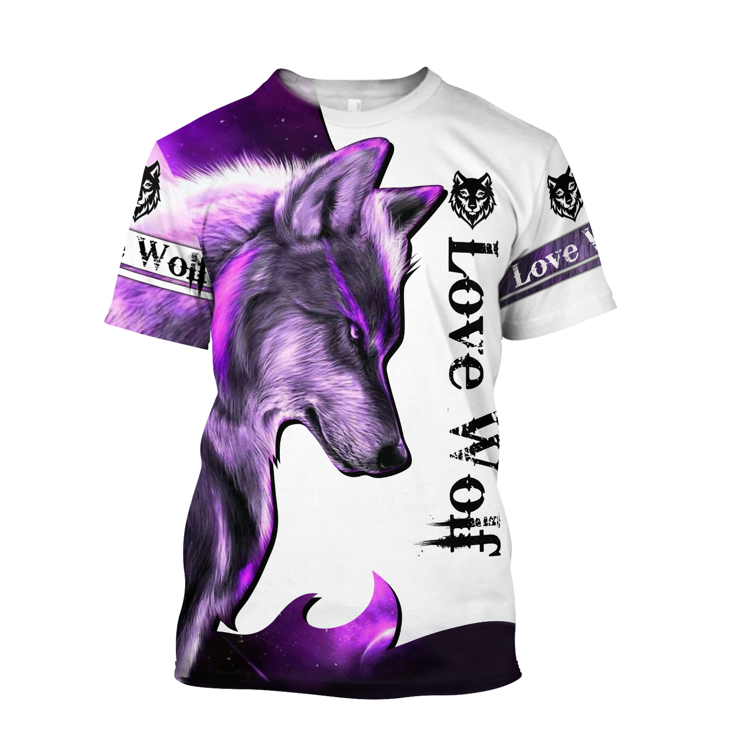 Purple Wolf 3D All Over Printed Hoodie Shirt by SUN QB05282005 - Amaze Style™-Apparel