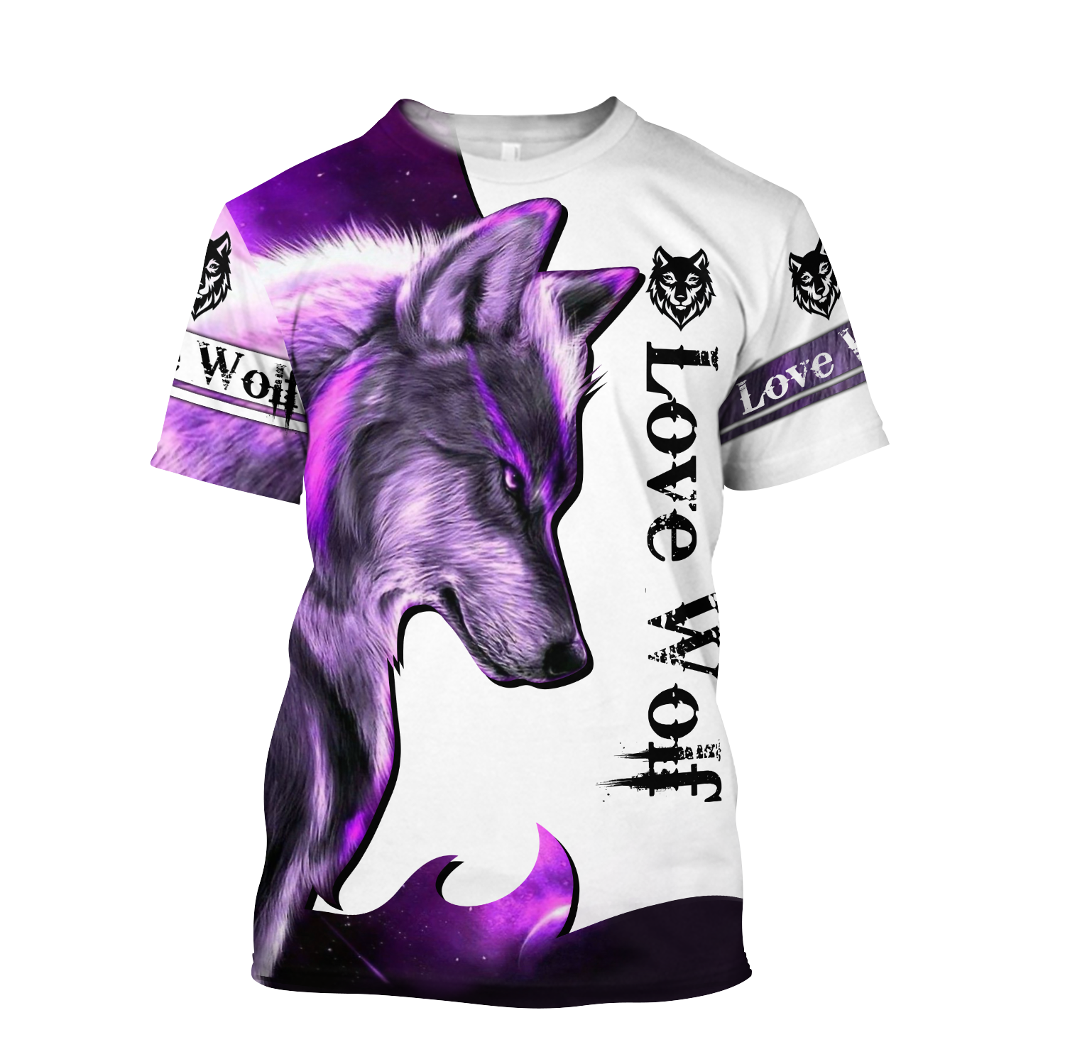 Purple Wolf 3D All Over Printed Hoodie Shirt by SUN QB05282005 - Amaze Style™-Apparel