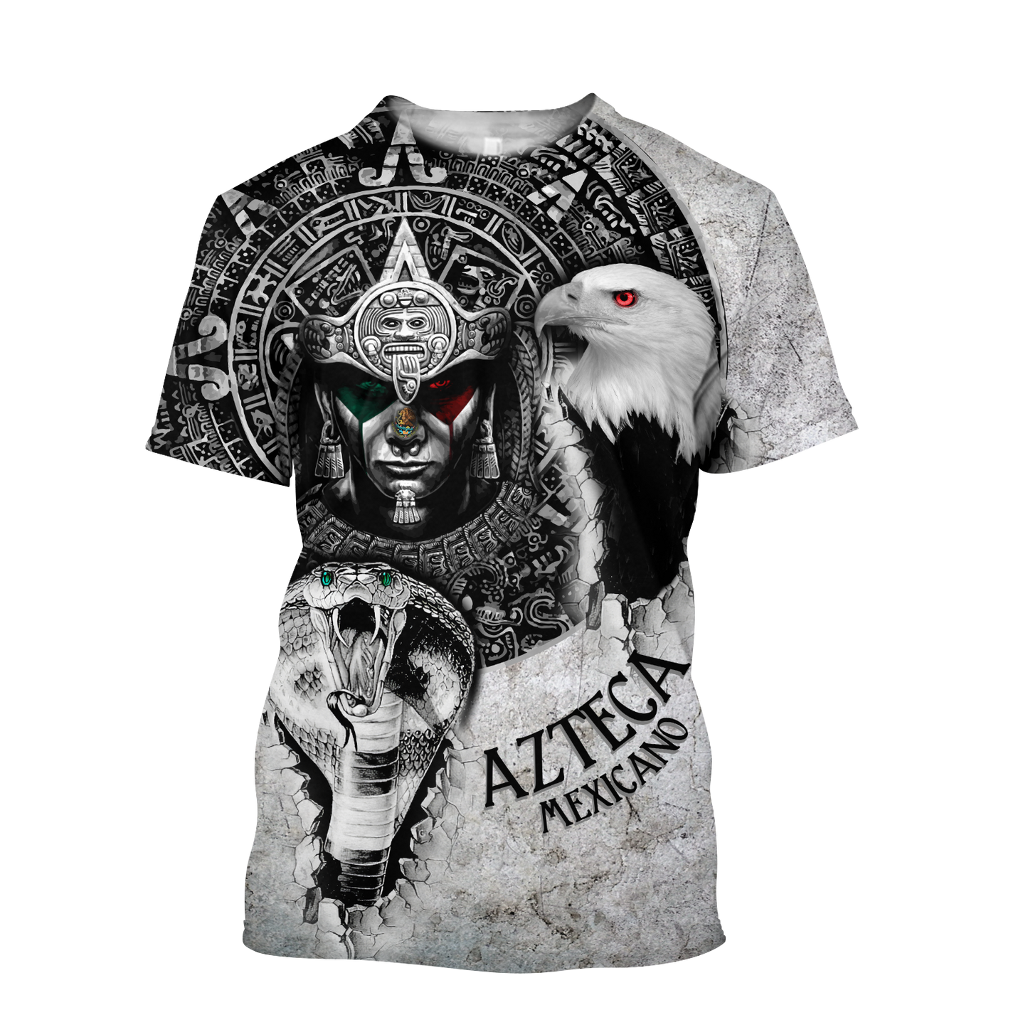 Mexican Aztec Warrior 3D All Over Printed Hoodie Shirt  by SUN QB06302006