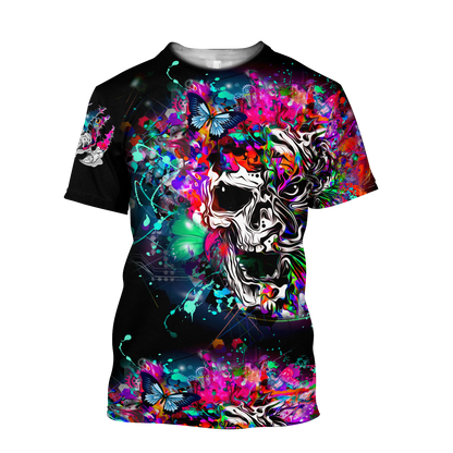 Love Skull animal full color 3D all over printed for man and women QB06092002
