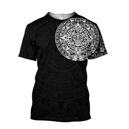 Aztec Mayan Tatoo 3D All Over Printed Hoodie