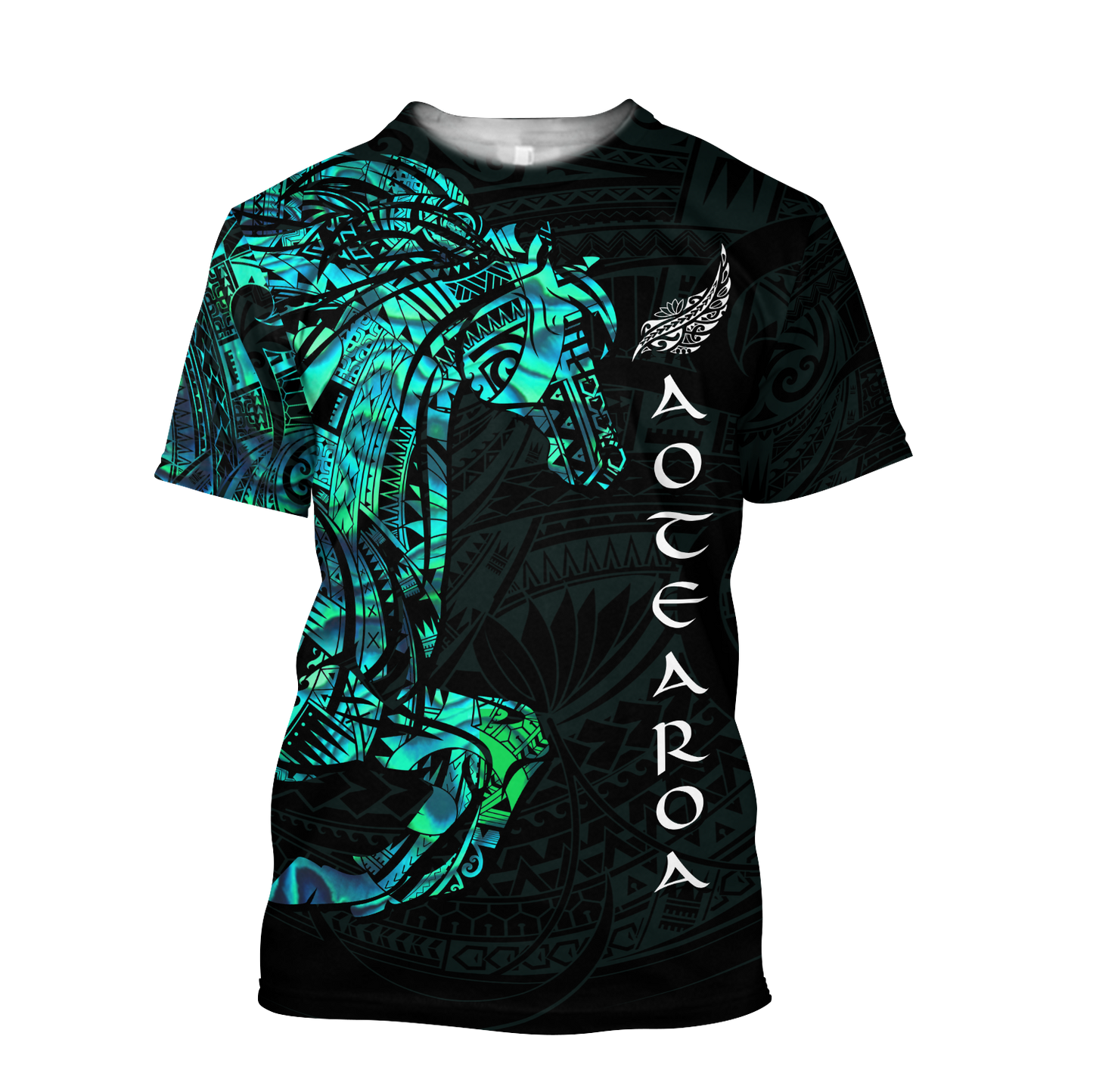 Horse Aotearoa Maori manaia 3d all over printed shirt and short for man and women
