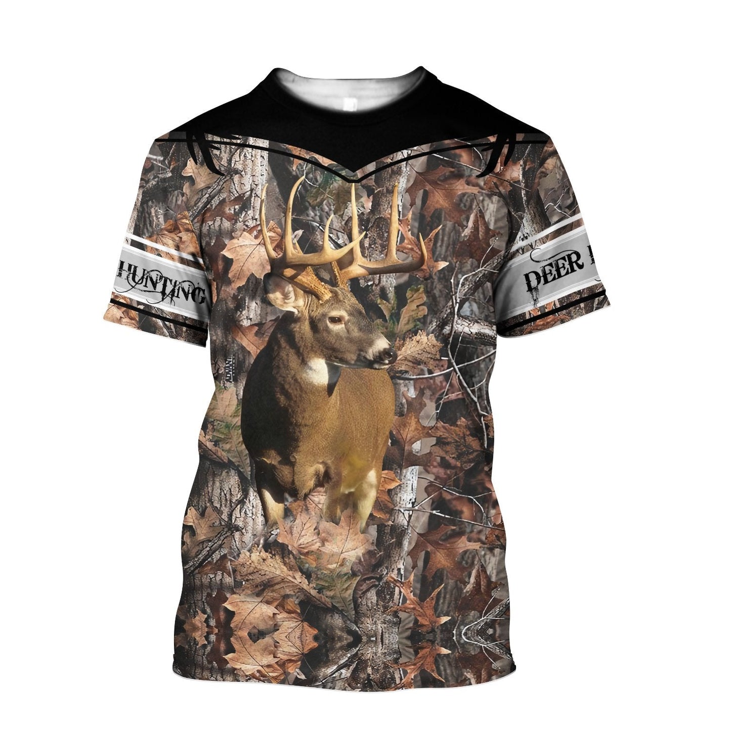 Personalized Name Hunting Camo Deer Hunter 3D Unisex Shirts